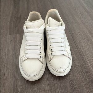 Alexander McQueen Women’s Classic White Sneakers